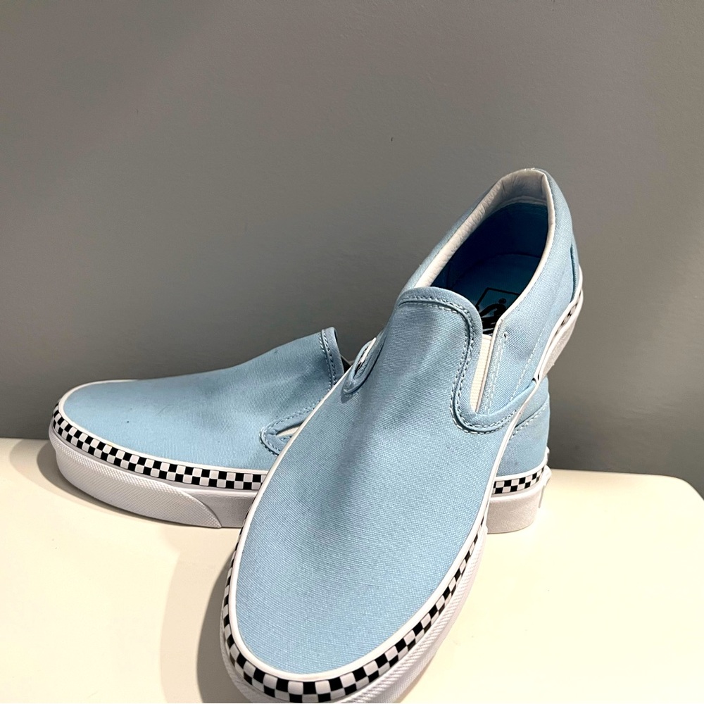 Baby blue Vans